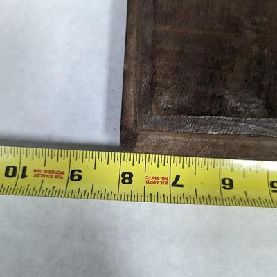 Antique Hand Carved Wood Panel