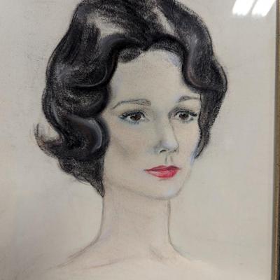 Framed Portrait Drawing