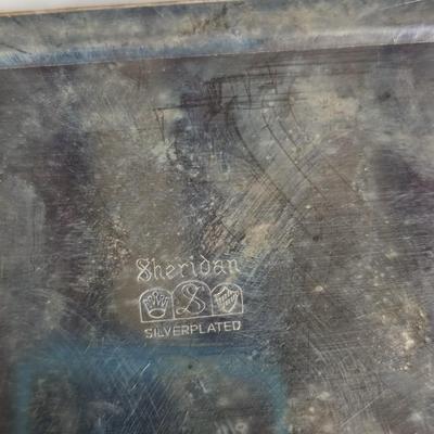 Home Decor Items - Sheridan Silver Plated Box With Wood Insert