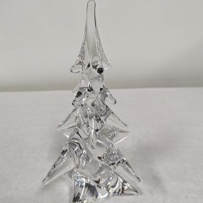 Clear Glass Christmas Tree