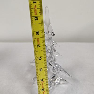Clear Glass Christmas Tree