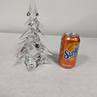 Clear Glass Christmas Tree
