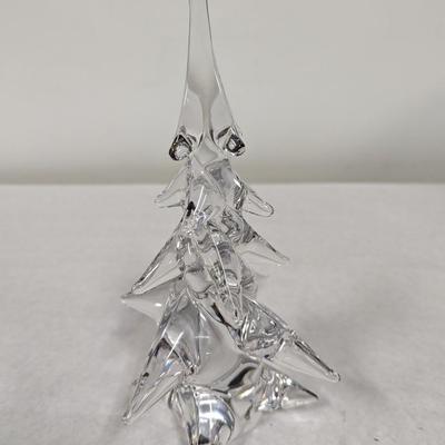Clear Glass Christmas Tree