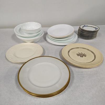 Assortment Of Dishes Limoges Wedgwood Antique Rörstrand Diana Dinnerware