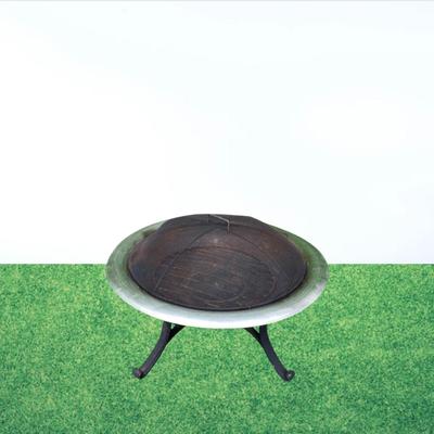 149 Round Iron Fire Pit with Mesh Top (A)