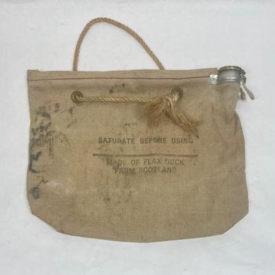 Vintage Desert Canvas Water Bag