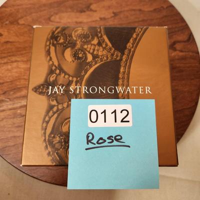 Jay Strongwater Rose Perfume Bottle w/Box