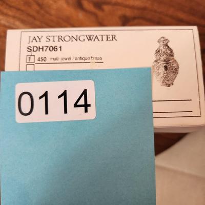 Jay Strongwater Multi Jewel Trinket Holder w/Box SDH7061450