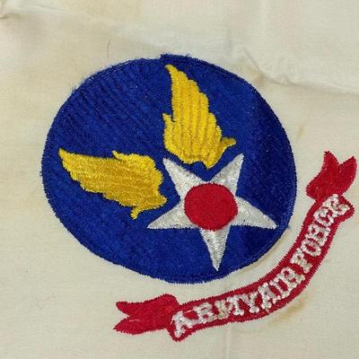 Pilot's Scarf Army Air Force off white WWII