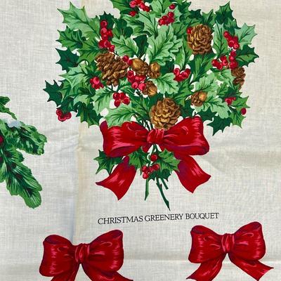 Christmas Wearable Art applique pieces on fabric panel