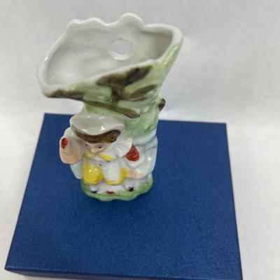 Antique Miniature Ornate Porcelain Bud Vase Occupied Japan