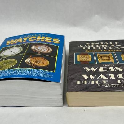 2 softcover Books - Vintage Price Guides for Watches