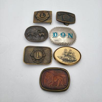 Vintage Belt Buckle Variety (7)