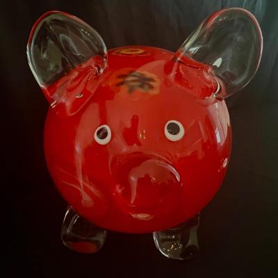 Murano and Swarovski Glass Pigs & More (LR-RG)