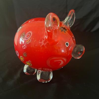 Murano and Swarovski Glass Pigs & More (LR-RG)