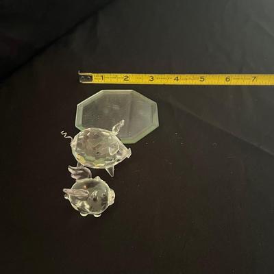 Murano and Swarovski Glass Pigs & More (LR-RG)