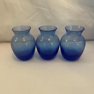 Blue Glass Vase Collection (L-MG)