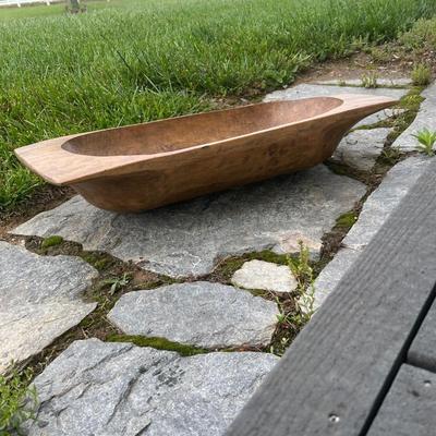 Hand Hewn Dough Bowl/Trough (LR-RG)