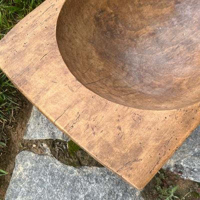 Hand Hewn Dough Bowl/Trough (LR-RG)