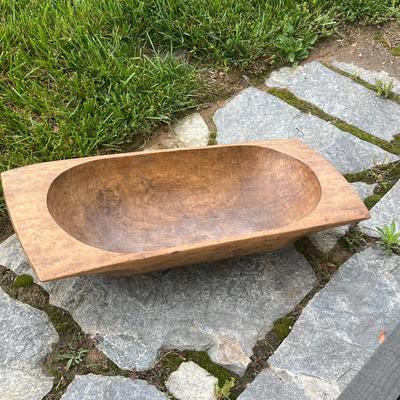 Hand Hewn Dough Bowl/Trough (LR-RG)