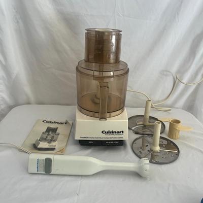 Cuisinart Food Processor & Hamilton Beach Hand Blender (L-MG)