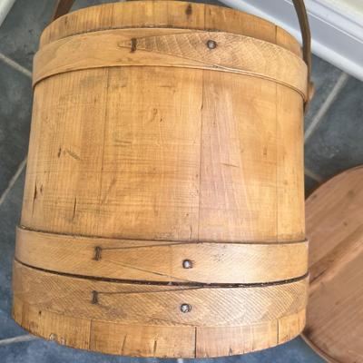 Primitive Firkin Sugar Buckets (K-RG)