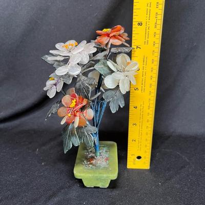 Jade flower arrangement