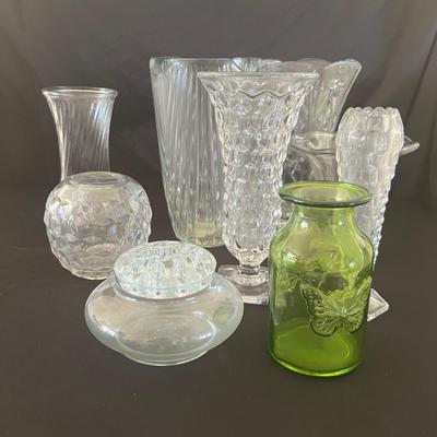 Hoosier & More Glass Vases (LR-RG)