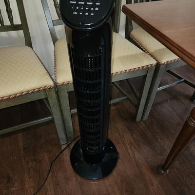 Electric fan with remote