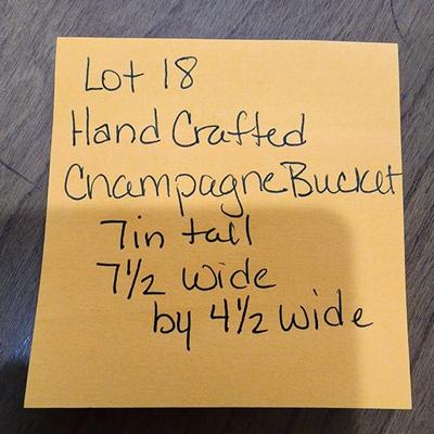 Hand crafted champagne ? bucket