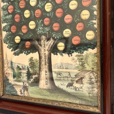 Currier & Ives ‘The Tree of Temperance’ & More Folk-Art Prints (UB1-DZ)