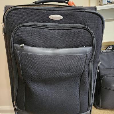 Pair of Samsonite luggage