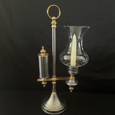 Hurricane Style Candle Holder W/Matching Set (LR-RG)