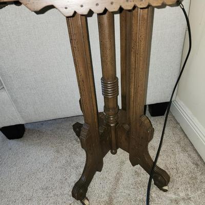 Vintage Marble top side table