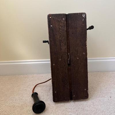 Western Electric Company Wood Crank Phone (UB1-DZ)