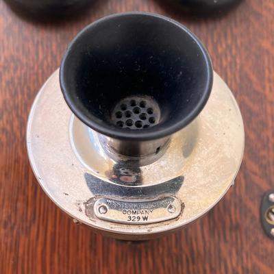 Western Electric Company Wood Crank Phone (UB1-DZ)