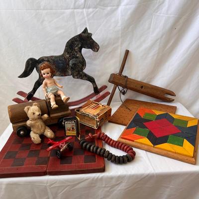 Vintage Children’s Games, Books, & Toys, incl. Alexander-Kins 'Alex' Doll (UB1-DZ)