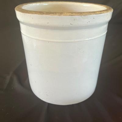 Western Stoneware Crock & Spongeware Pitcher (DR-RG)