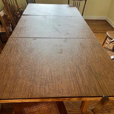 Farm House Dining Table Plus Eight Chairs (DR-RG)