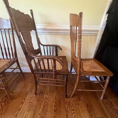 Farm House Dining Table Plus Eight Chairs (DR-RG)