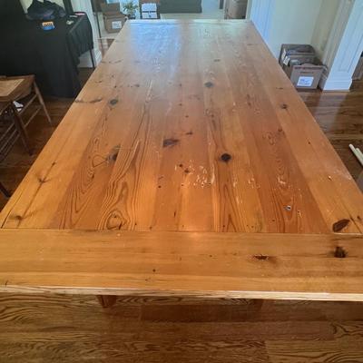 Farm House Dining Table Plus Eight Chairs (DR-RG)