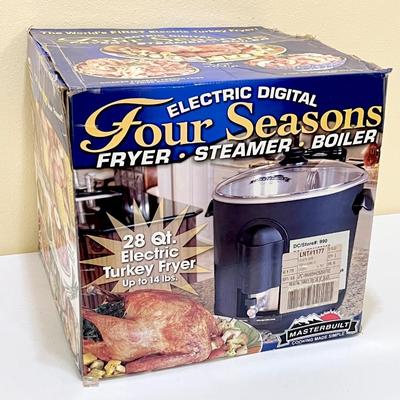 MASTERBUILT ~ Four Seasons ~ Electric Digital Fryer, Steamer & Boiler