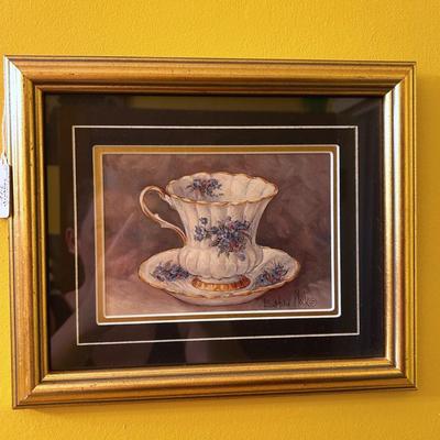 Framed, Tea Cup Print