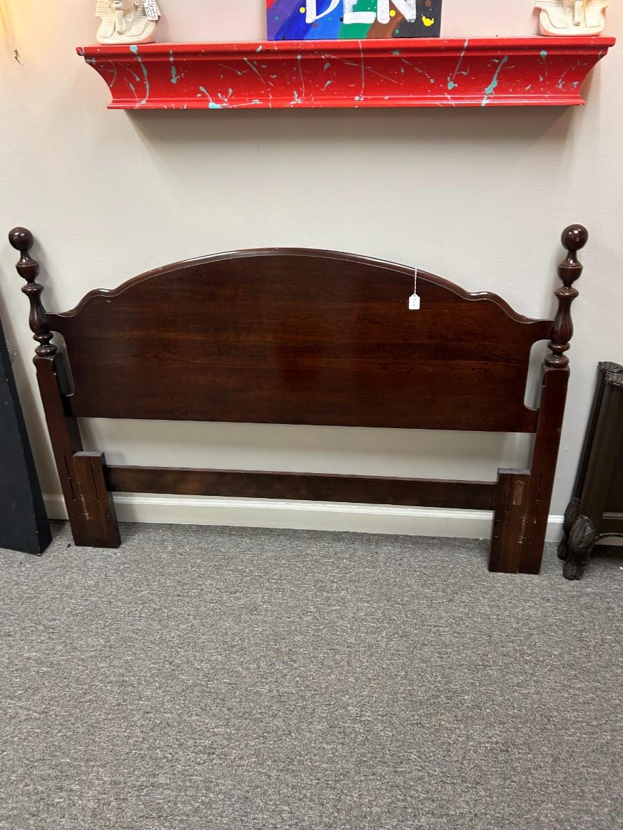 Antique Queen Anne headboard