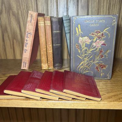 Antique Books - Harriet Beecher Stowe & More (LR-RG)