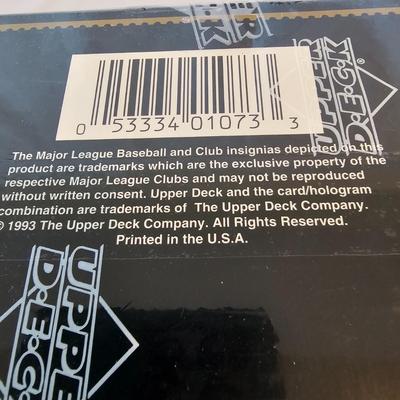 Upper Deck Boxed Baseball Card Sets (BO-JS)