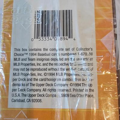 Upper Deck Boxed Baseball Card Sets (BO-JS)