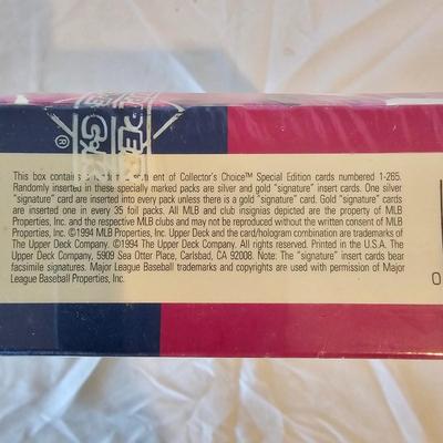 Upper Deck Boxed Baseball Card Sets (BO-JS)