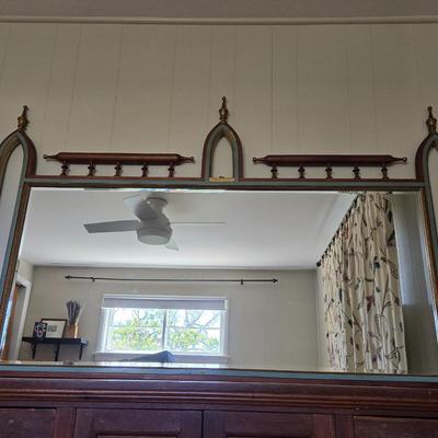 Antique Dresser with Mirror - Very Unique & Very Beautiful in Person!