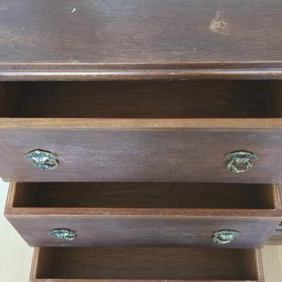 Antique Dresser with Mirror - Very Unique & Very Beautiful in Person!